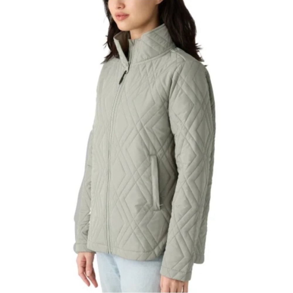 NWT Voyager Ladies' Quilted Lightweight Jacket Medium Light Green new